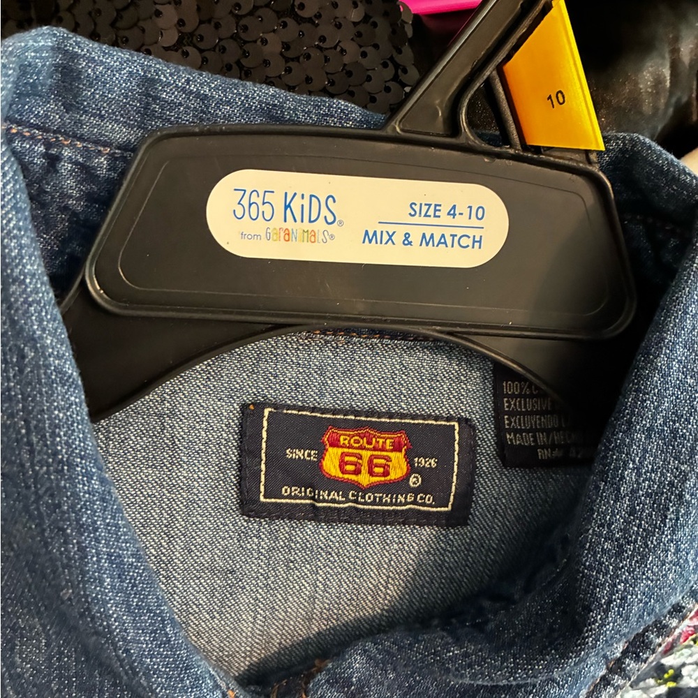 Route 66 K Denim-style shirt